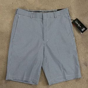 NWT New Walter Hagen Perfect 11 Gingham Golf Shorts